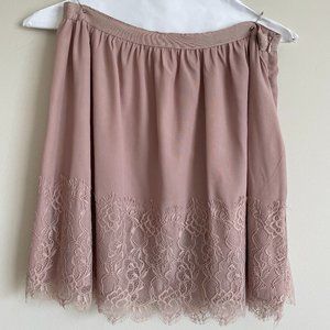 XXI Sheer Lace  Mini Skirt, Size M